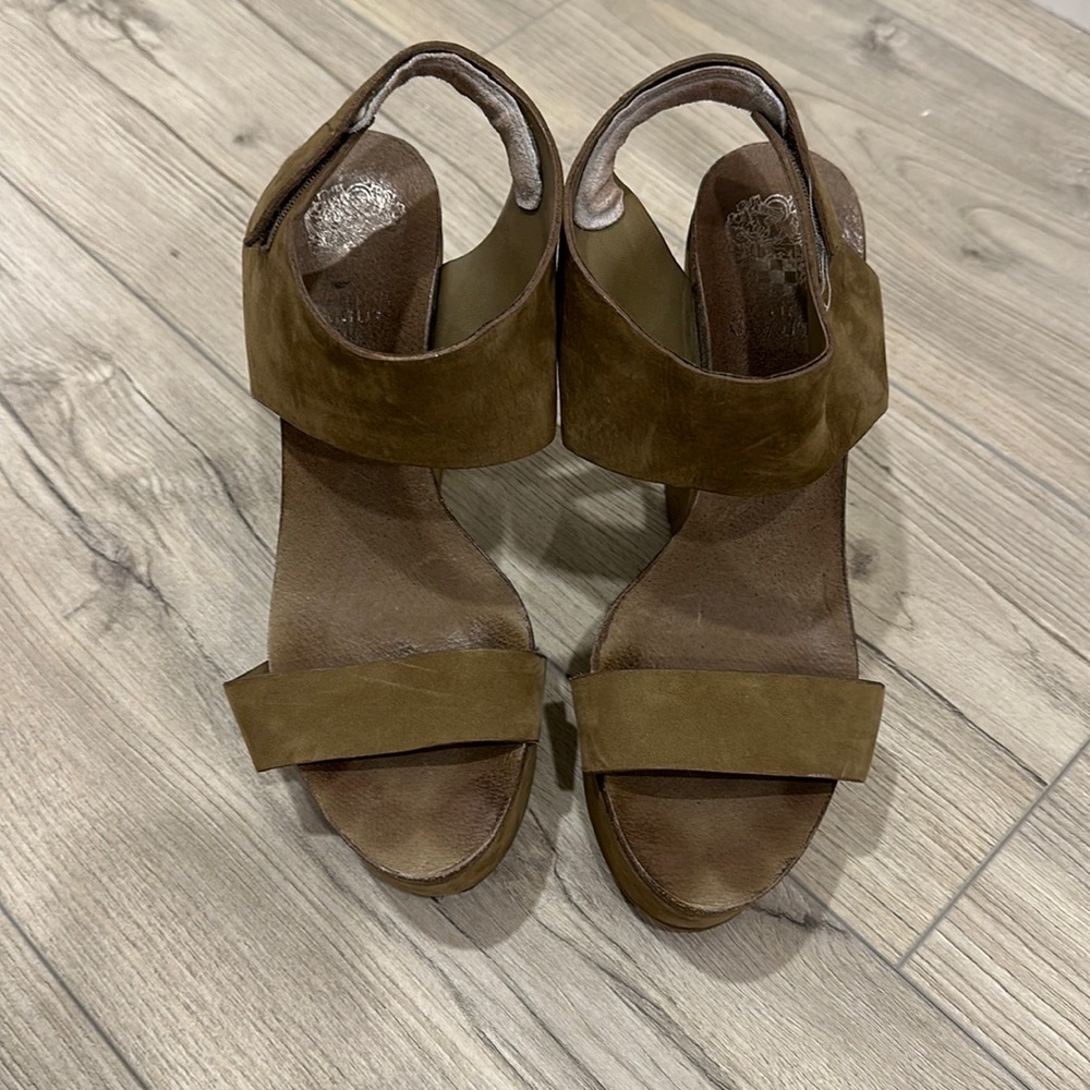 Leather Vince Camuto Wedges